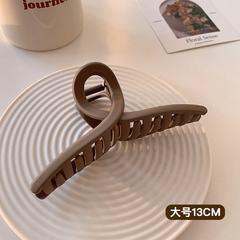 Korean Matte Cross Hair Claw Clip – Strong Hold for Thick Hair, Stylish & Trendy for Women and Girls