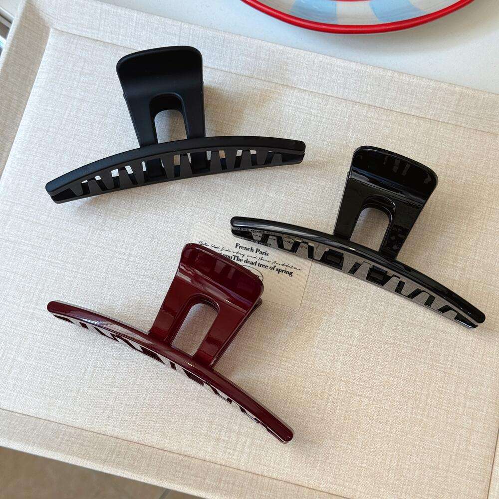 Pack of 2 and 3 Large Strong Matte Claw Clips Korean Style Hair Clips for Girls, Hair Catcher Claw Clip"